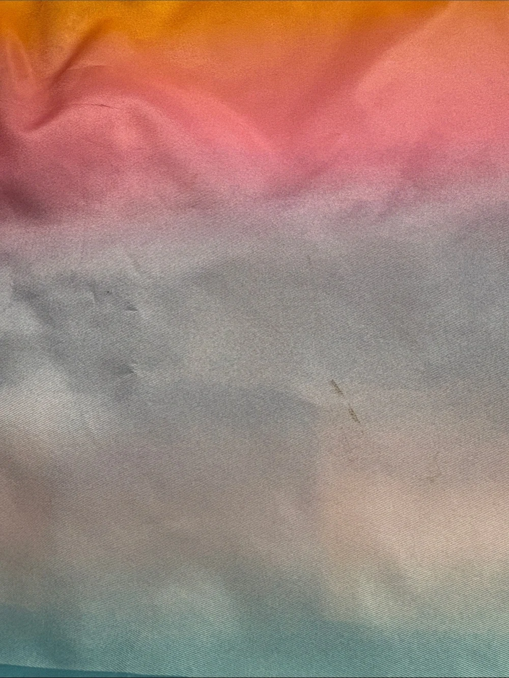 Wandf Charlotte Ombre Drawstring Backpack in Yellow Pink Blue